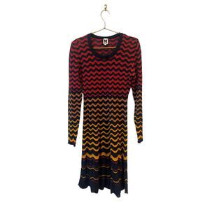 M Missoni Chevron Colorblock Dress
